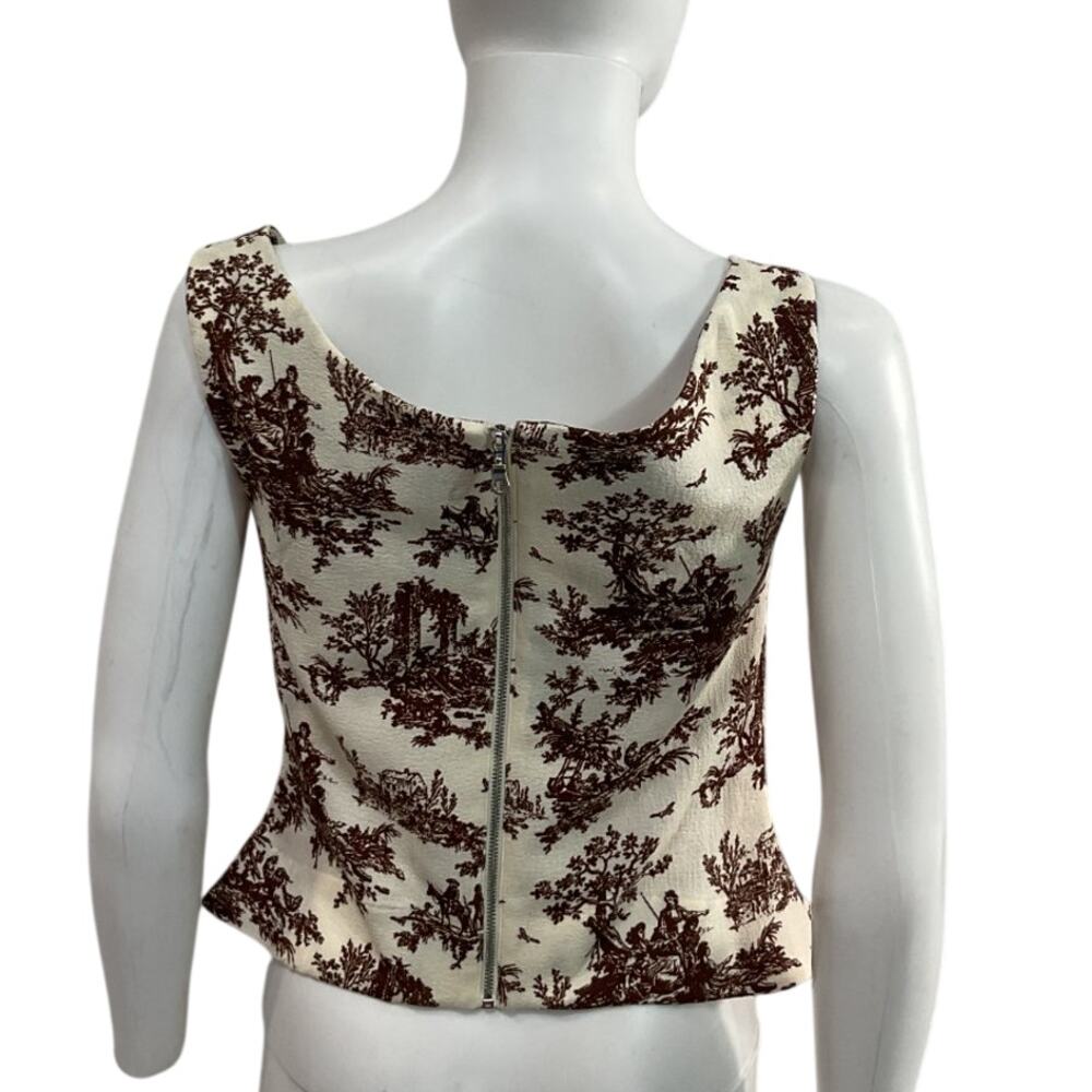 Miaou Structured Coffee Imogene Tank Top Size M - Picture 3 of 6